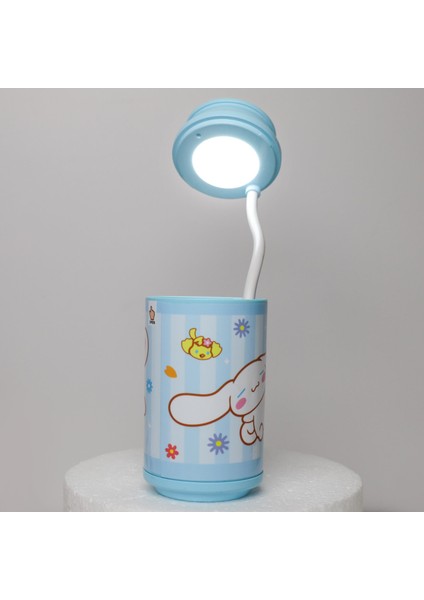 Cinnamoroll Şarjlı 2 Kademeli LED Masa Gece ve Çalışma Lambası Kalemlik