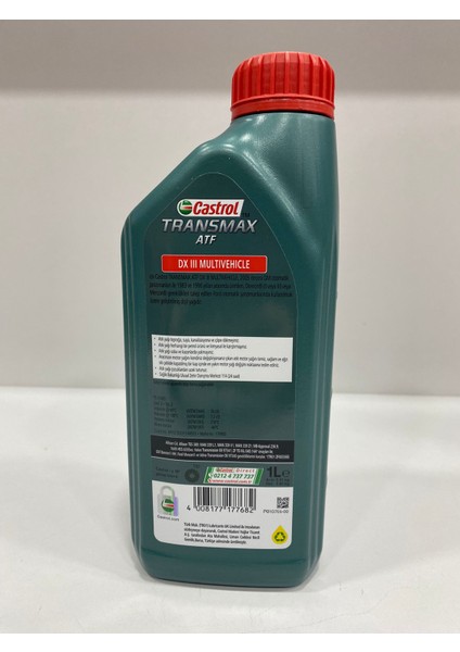 Atf-3 Şanzıman ve Direksiyon Yağı 1litre (2024 Üretim)