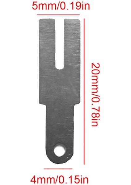 1p Şekilli Nikel Punta Teli 0.10MM (HM08) - 10 Adet