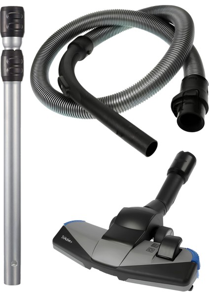 Philips Fc 9750 Powerpro Max Uyumlu Süpürge Hortum Boru Başlık Seti 3'lü