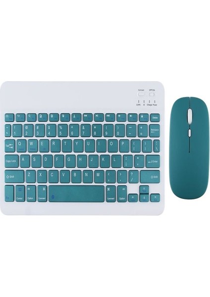 BKB011 Mini Kablosuz Bluetooth Klavye & Mouse Seti - Universal Uyumlu, Taşınabilir ve Şarjlı