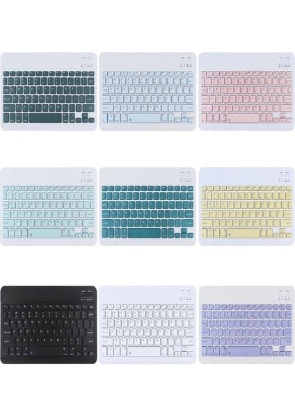 BKB011 Mini Kablosuz Bluetooth Klavye & Mouse Seti - Universal Uyumlu, Taşınabilir ve Şarjlı