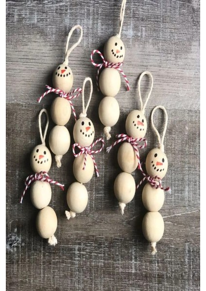 3 Adet Kardan Adam Yılbaşı Süsü