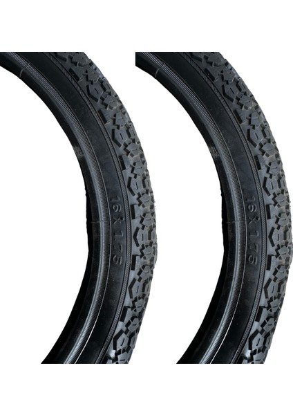 Bisiklet Dış Lastik 16 x 1.75 2 Adet - 2 Li Set Dış Lastik - Ön-Arka Dış Lastik