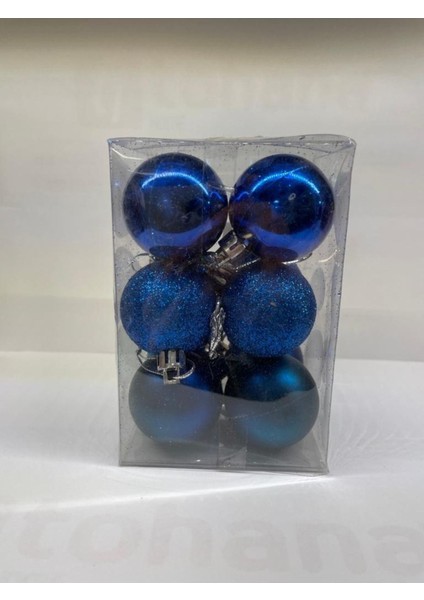 12'li 6cm. Çam Ağacı Süsü Yılbaşı Süsü