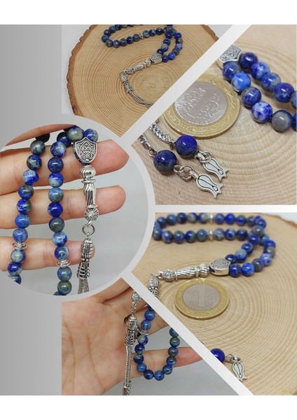 Lapis Taşı 33LÜK Tesbih 6mm (1920)