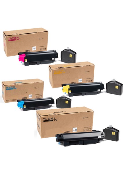 Kyocera TK-5370 / Kyocera Ecosys MA3500CIFX 4 Renk Cmyk Toner Seti