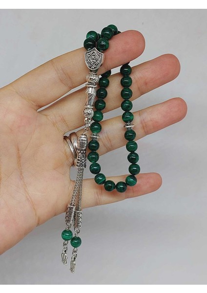 Malakit Taşı 33LÜK Tesbih 6mm (4965) indirimleri