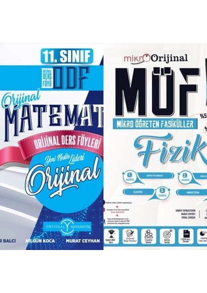 11.sınıf Matematik Odf Orijinal Ders Föyleri ve Orijinal Mikro 11.sınıf Fizik Möf Mikro Öğreten Fasiküller