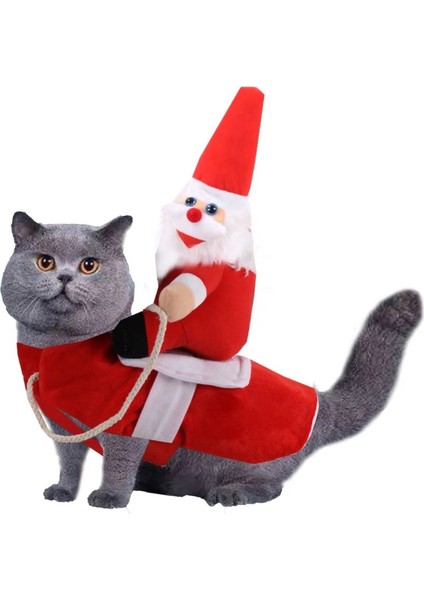 Köpek Kedi Noel Baba Kostümleri