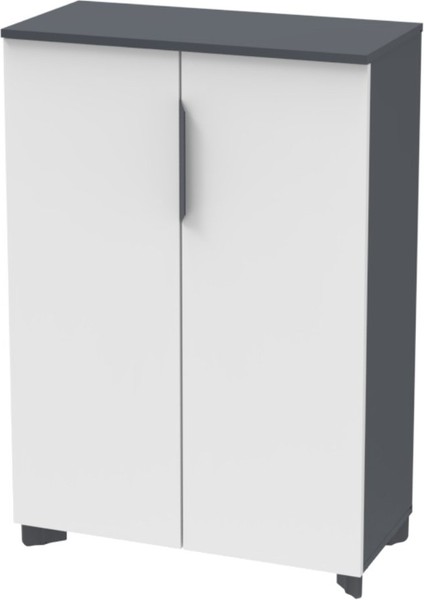 Tidy Boy Kapaklı Dosya ve Depolama Dolabı 117 cm Antrasit-Lake Beyaz