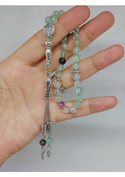 Florit Taşı 33LÜK Tesbih 6mm (1267) indirimleri