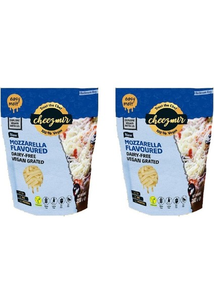 Mozarella Aromalı Vegan Rende 200 gr x 2 Adet