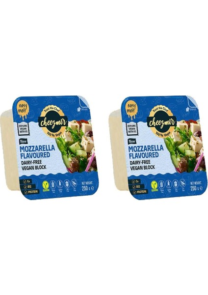 Vegan Bitkisel Deneme Paketi Mozarella Blok 2 x 250 gr