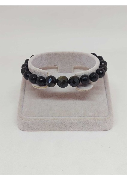 Parlayan Yıldızlar Serisi Golden Obsidyen Taşı Tasarım Bileklik fiyatları