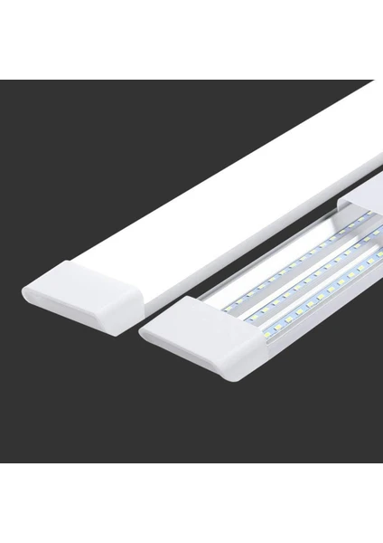 COOL MATE 54 W 120 cm Yatay Led Bant Aydınlatma Armatürü - Beyaz