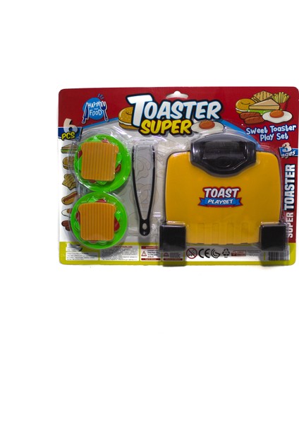 Oyuncak Tost Makinesi Seti 6 Parça fırsatları