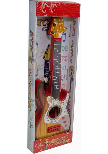Oyuncak Rock Gitar Metal Telli 45 cm Kırmızı modelleri
