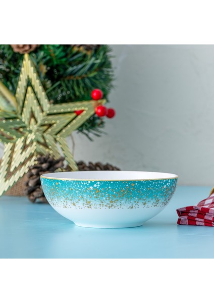 Starligt Fine Bone New Year Yılbaşı Kase 14 Cm