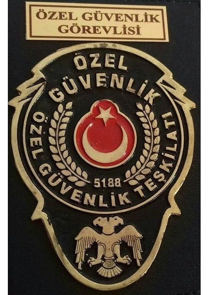 Özel Güvenlik Cüzdan Rozeti Al-Sadece Özel Güvenlik Görevlisi Satın Alabılır.sıvıle Satılmaz