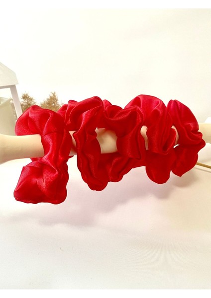 5 Adet Toka Delisi Rahat ve Şık Scrunchie Saten Simit Toka fırsatları