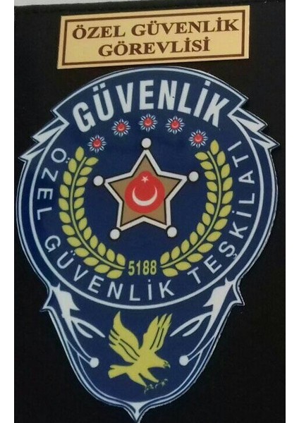 Özel Güvenlik Cüzdan Rozeti Al-Sadece Özel Güvenlik Görevlisi Satın Alabılır.sıvıle Satılmaz