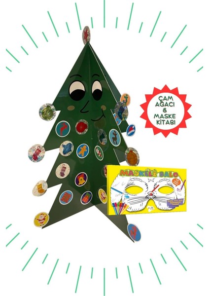 Yılbaşı Çam Ağacı ve Maske Kitabı