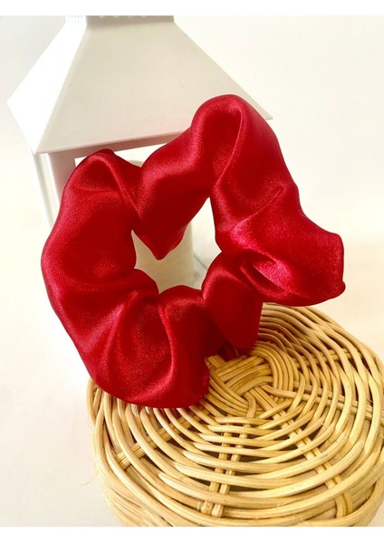 Toka Delisi Rahat ve Şık Scrunchie Saten Simit Toka