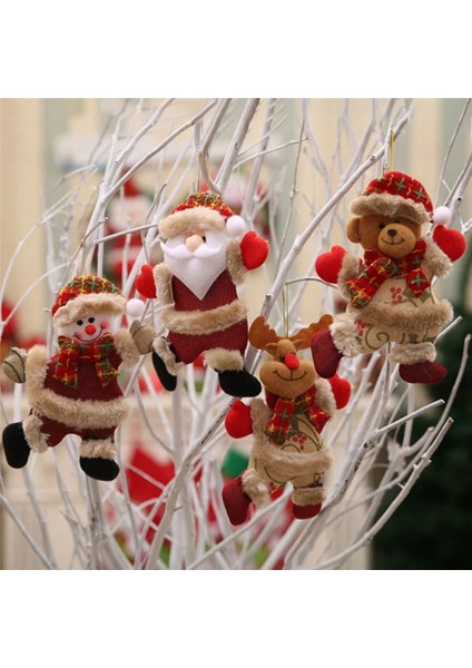 Merry Christmas Süsler Noel Ağacı Askılı Oyuncaklar Yılbaşı Ağacı Dekorasyon 4 Adet fiyatları
