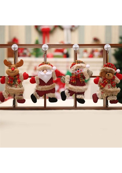 Merry Christmas Süsler Noel Ağacı Askılı Oyuncaklar Yılbaşı Ağacı Dekorasyon 4 Adet modelleri