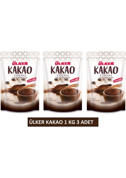 Kakao 1 kg 3 Adet