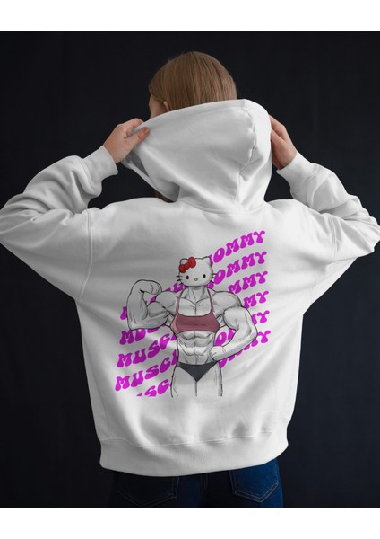 Hello Kitty Muscle Mommy Kapüşonlu Hoodie fiyatları