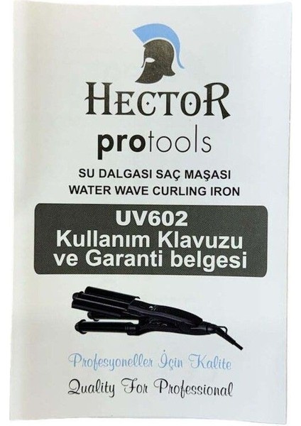 UV602 Su Dalgası (Wag) Saç Maşası