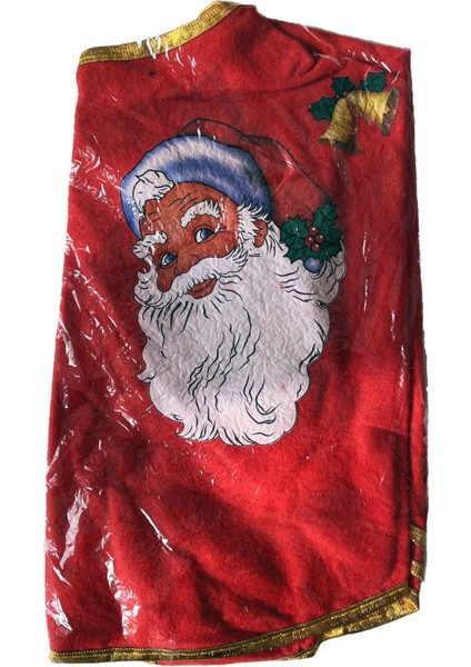 Yılbaşı Ağaç Örtüsü - Noel Baba Desenli