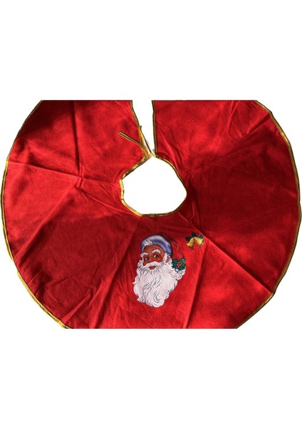 Yılbaşı Ağaç Örtüsü - Noel Baba Desenli