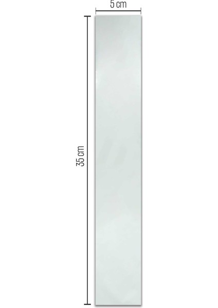 5*35 İç Sedefli OPP (Parlak-İçi Beyaz) Jelatin 1000 Adet