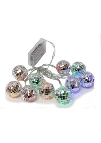 LED Işık disko Topu Dekoratif Yılbaşı Aydınlatma Renkli 3 mt
