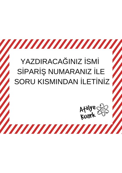Isme Özel Yılbaşı Çam Ağacı Süsü fiyatları