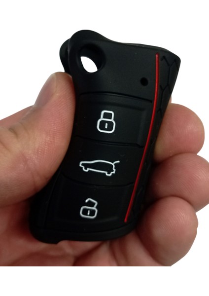 Volkswagen Golf 7 Skoda Octavia A7 Seat Mqb Silikon Anahtar Kılıfı Kumanda Kılıfı Oto Anahtarlık fırsatları
