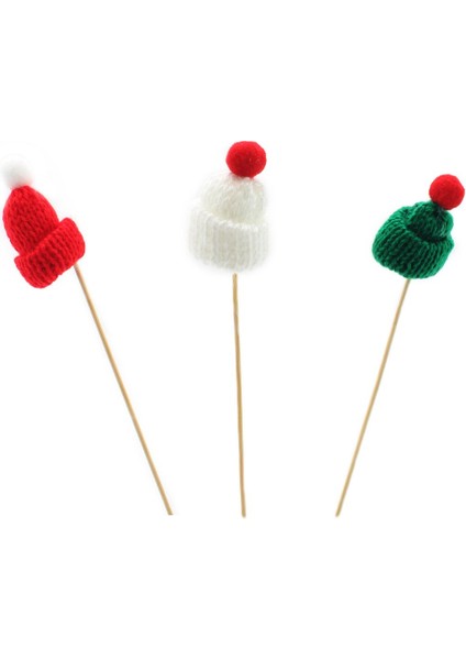 5cm Yüksekliğinde Kürdana Takılı "minik" Yılbaşı Süs Şapkası Beresi