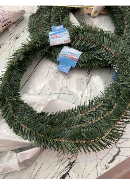 Çam Dalı Garland 5 Metre Uzunluğunda Doğal Görünümlü Dal