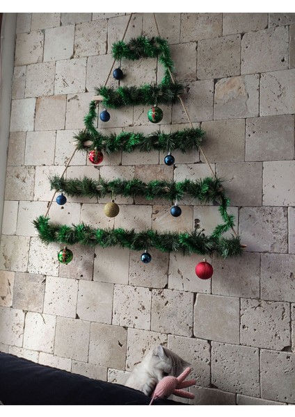 Çam Dalı Garland 5 Metre Uzunluğunda Doğal Görünümlü Dal
