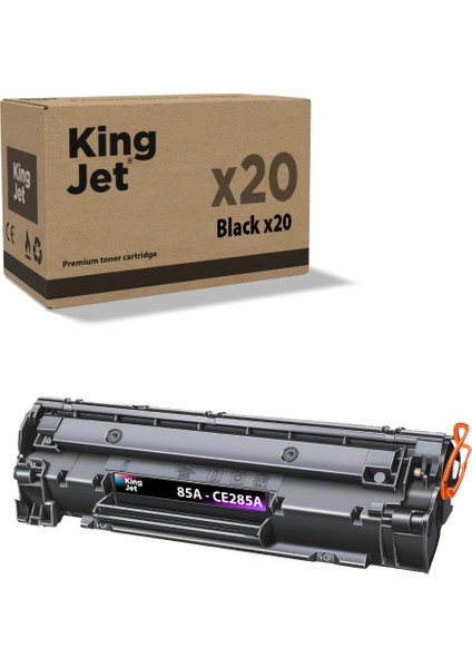 ® 85A / CE285A 20'li Paket - Hp Uyumlu Çipli Muadil Toner