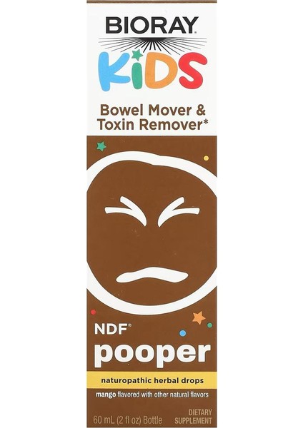 , Kids, Ndf Pooper, Mango , 2 Fl Oz (60 Ml) Usa Vers