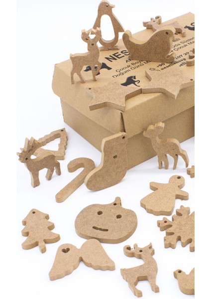 Yılbaşı Süsleri. Yılbaşı Boyama Seti.30 Adet Yılbaşı Süsü. Yılbaşı Ağacı ve Çocuk Odası Süsü. modelleri