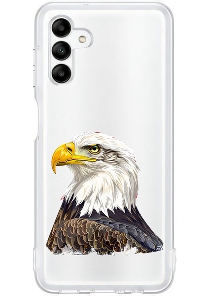 Samsung Galaxy M23 Uyumlu Kartal Gücü Desenli Silikon Kılıf