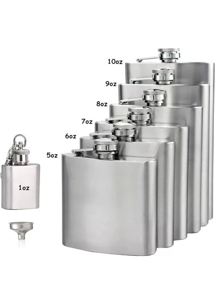 Çelik 5 Oz 147 ml Içki Matarası