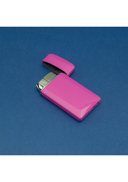 Çakmak Pembe Çakmak Metal Pembe Alevli Çakmak