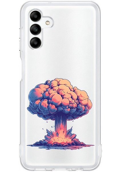 Samsung Galaxy M13 Uyumlu Patlama Anı Desenli Silikon Kılıf