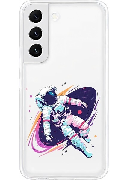 Samsung Galaxy S21 Fe Uyumlu Uzay Gezgini Desenli Silikon Kılıf